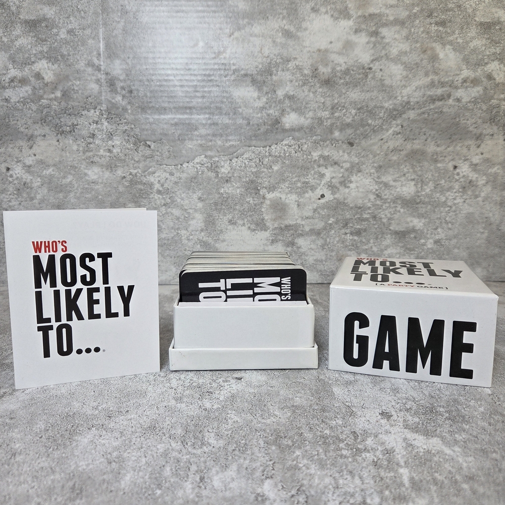 Who’s Most Likely To… Party Card Game Funny Adult Game Night Complete Box